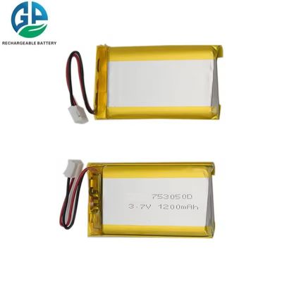 Gpe 753050 3,7v 1200mah Batterie rechargeable au lithium polymère KC Approuvée
